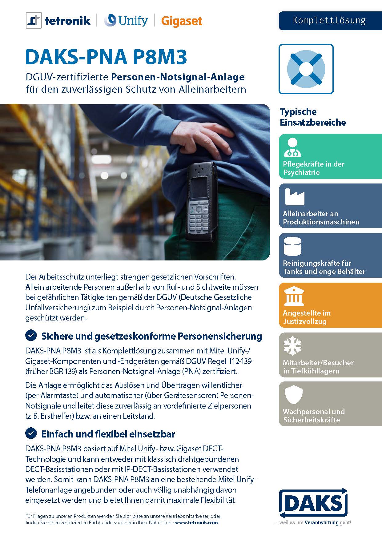 Vorschaubild Produktinfo DAKS-PNA P8M3