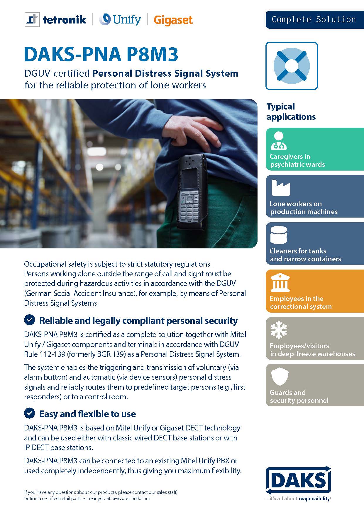 Preview image product info DAKS-PNA P8M3