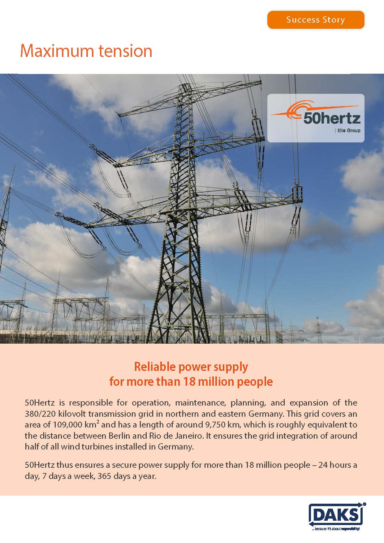 Preview image success story 50Hertz