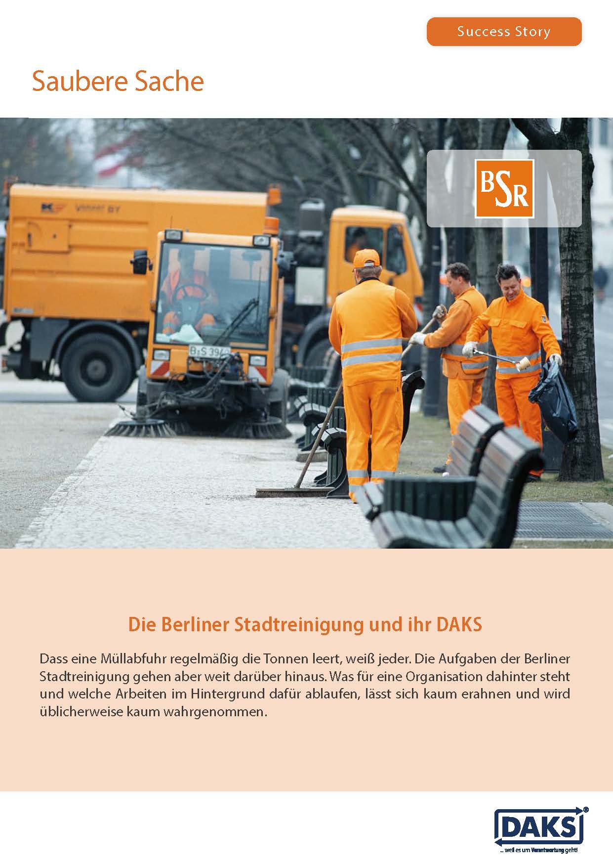Vorschaubild Success-Story Berliner Stadtreinigung
