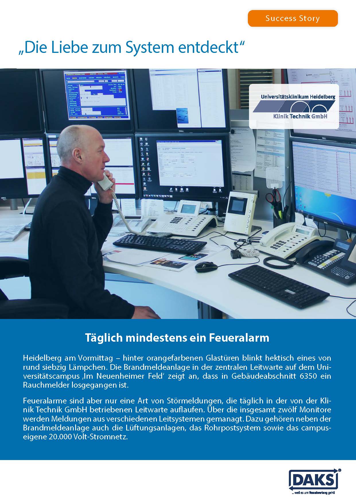 Vorschaubild Success-Story Klinik Technik GmbH