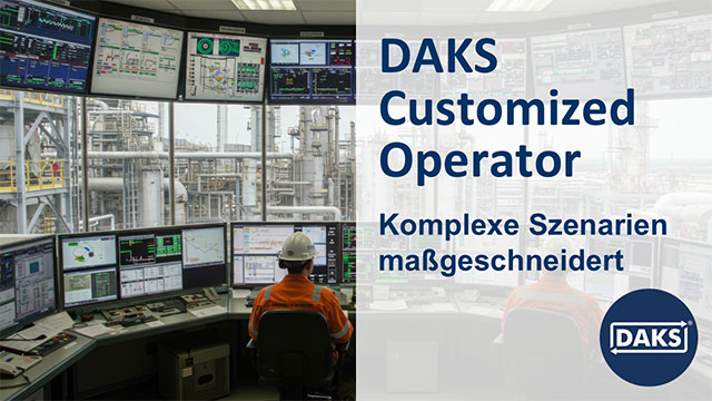 Industriearbeiter in einem Leitstand