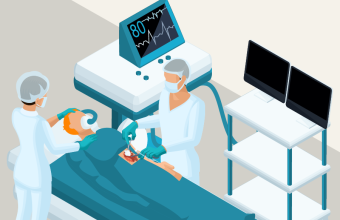 Surgeons operate on a patient