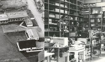 Collage alter Firmeneinrichtungen