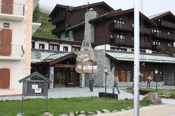 Ankunft der DAKS-Lösung auf 2222m Höhe